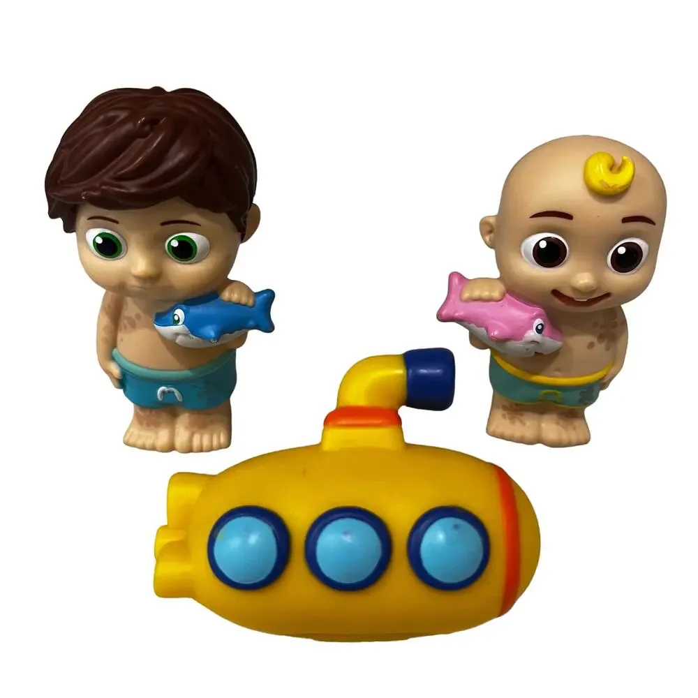 Cocomelon JJ, TomTom, And Submarine Bath Time Toys